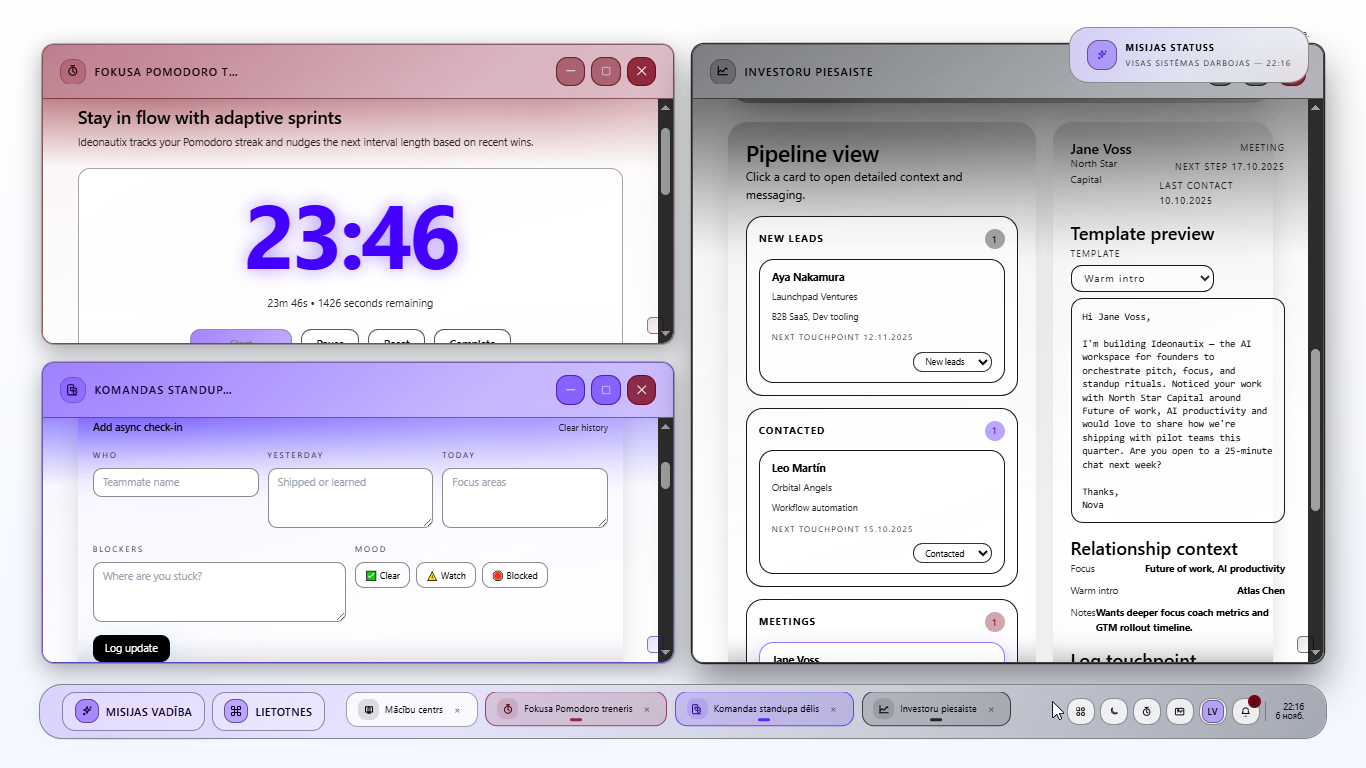 Learning Hub showing structured course progression
